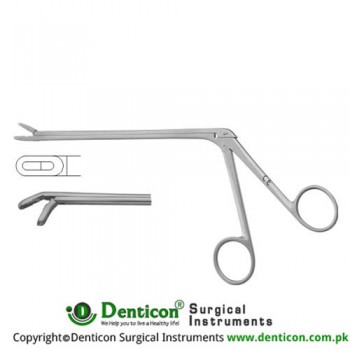 Leminectomy Rongeur Down - Fenestrated and Serrated Jaws Stainless Steel, 15.5 cm - 6" Bite Size 2 x 12 mm 